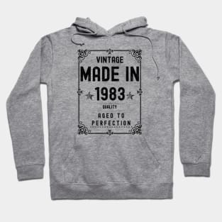 Vintage Made in 1983 Quality Aged to Perfection Hoodie